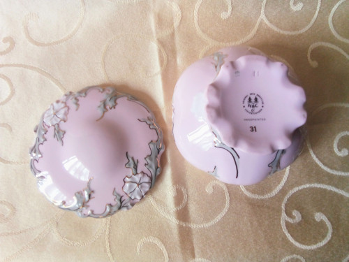 Růžový porcelán - cukřenka — foto 3