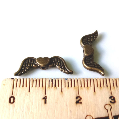 Ozdobný díl 20 x 7 mm křídla — foto 2