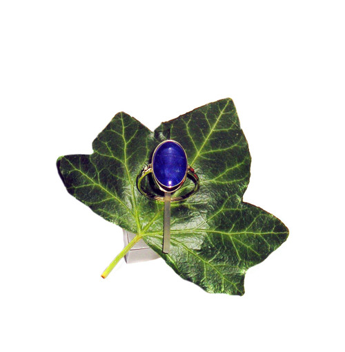 ZLATÝ prsten LAPIS LAZULI 19*11 — foto 2