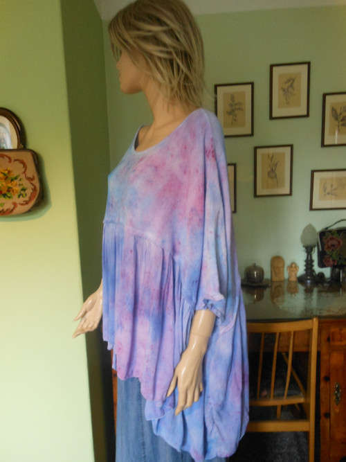 Boho batikovaná tunika, vel.UNI — foto 4