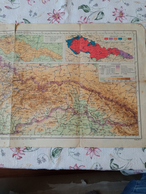 Prehľadná mapa Československej republiky — foto 2