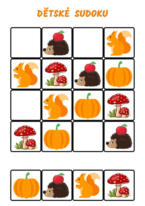 PODZIM dětské sudoku pdf — foto 2