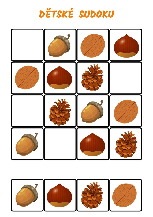 PODZIM dětské sudoku pdf — foto 5