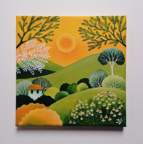 S vůní heřmánku (20x20 cm) — foto 2