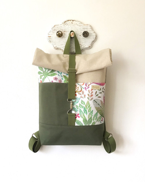 Rolltop batoh Farebné listy — foto 2