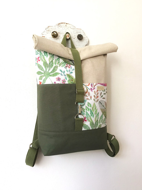 Rolltop batoh Farebné listy — foto 4