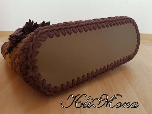 Hnědo-hořčicová kabelka — foto 3