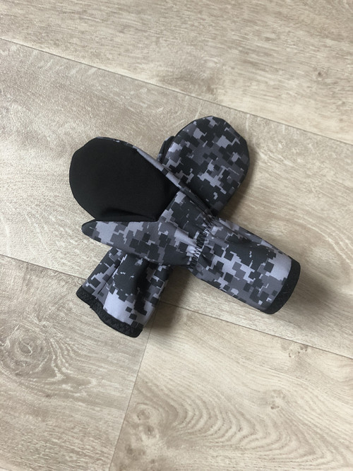 Softshellové rukavice pixel — foto 2