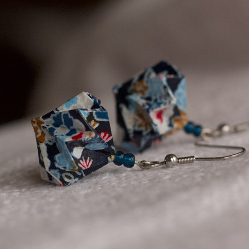 Origami náušnice – podzimní — foto 2