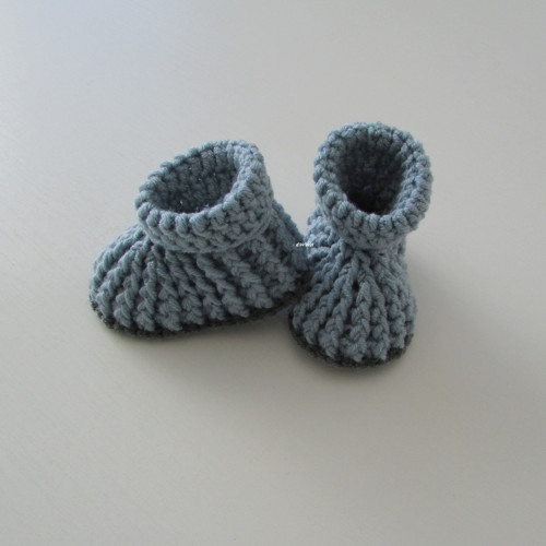 Háčkované botičky (11 cm) — foto 4