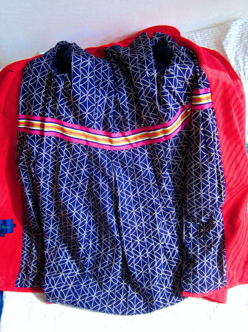 Kabát retro red manšestr — foto 5