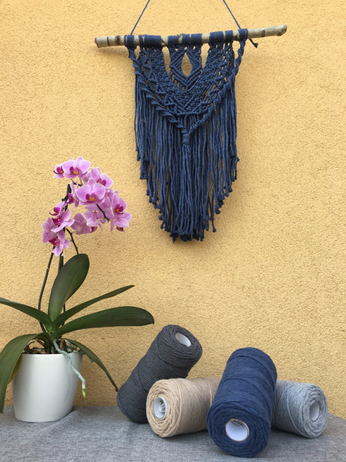 Macramé dekorace malá — foto 2