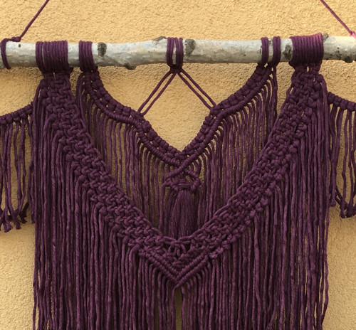 Macramé dekorace široká — foto 3
