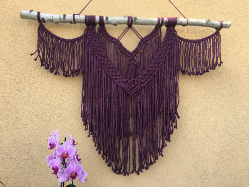 Macramé dekorace široká — foto 2