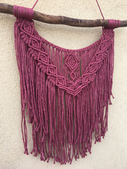 Macramé dekorace střední — foto 2