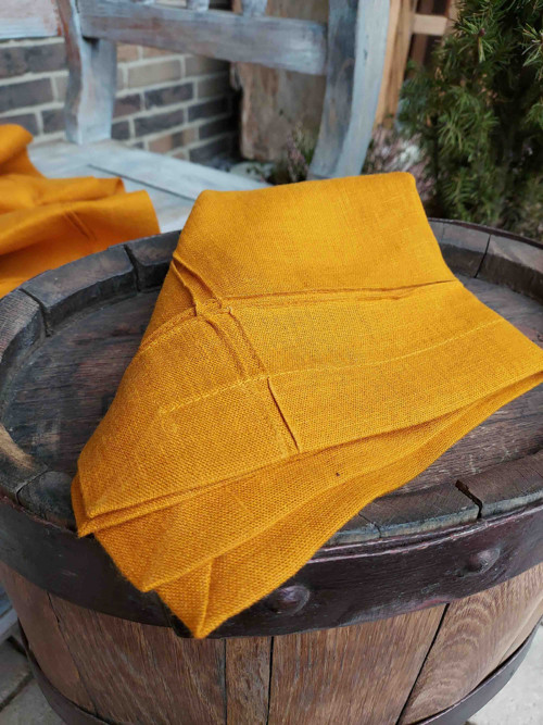 Lněný ubrousek Obsession Orange — foto 2