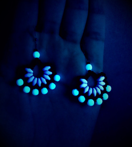 Náušnice UV Double Blue — foto 2