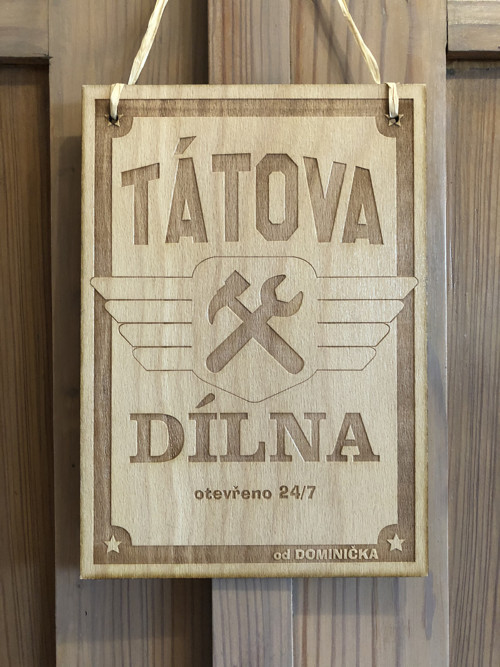 Cedulka Tátova dílna — foto 2