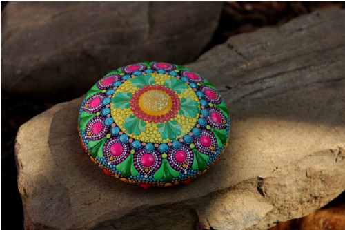 Mandala "Barvy jara" DotArt - akryl — foto 2
