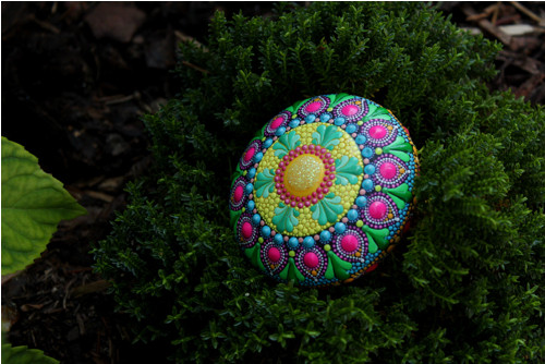 Mandala "Barvy jara" DotArt - akryl — foto 3