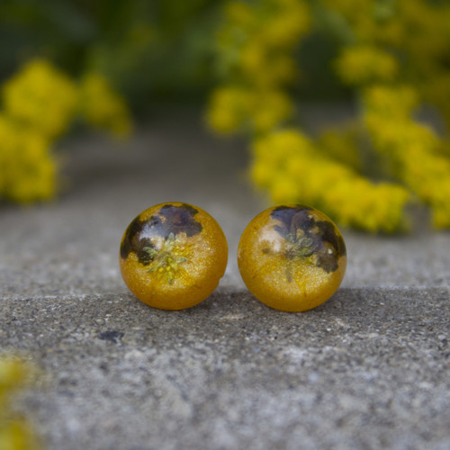 Náušnice komule 12 mm — foto 2