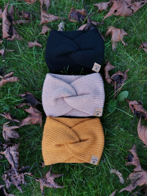 Twist čelenka- černá — foto 3