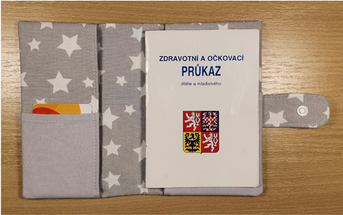 Obal na očk. průkaz hvězdy na modré — foto 3