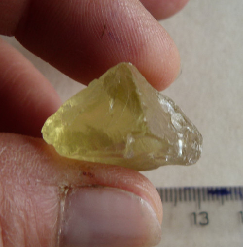 Brazilit (Lemon Quartz) surový - 2,4 cm - Extra — foto 5