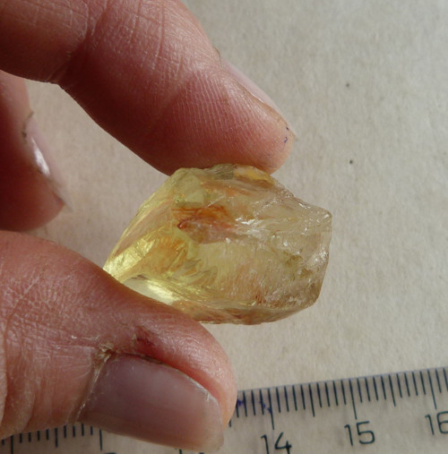 Brazilit (Lemon Quartz) surový - 2,5 cm - Extra — foto 6