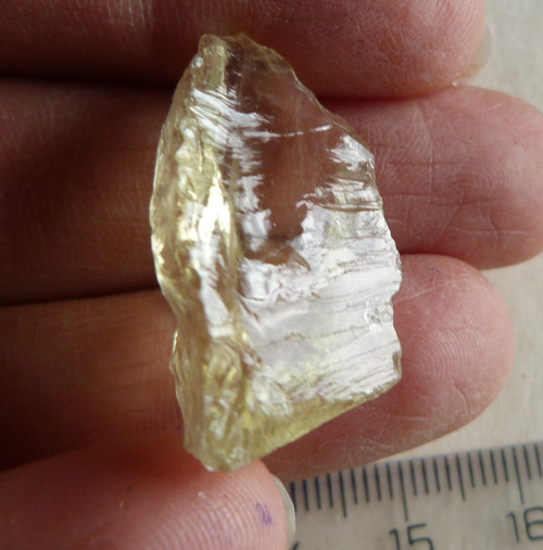 Brazilit (Lemon Quartz) surový - 3 cm - Extra — foto 6