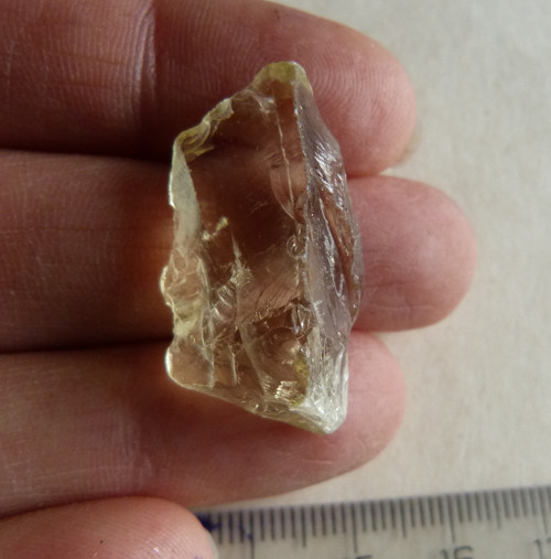 Brazilit (Lemon Quartz) surový - 3 cm - Extra — foto 2