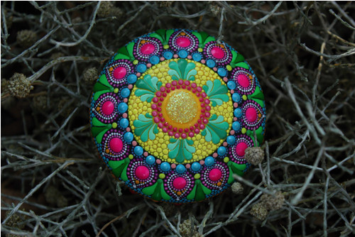 Mandala "Barvy jara" DotArt - akryl — foto 5