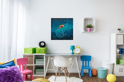 Souhvězdí kočky - 30x30cm — foto 3