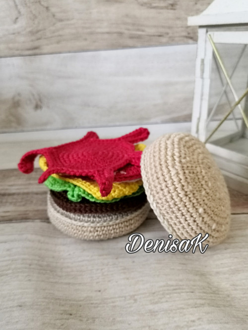 Háčkovaný hamburger — foto 2