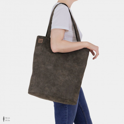 Hnědá taška Shopper bag — foto 2