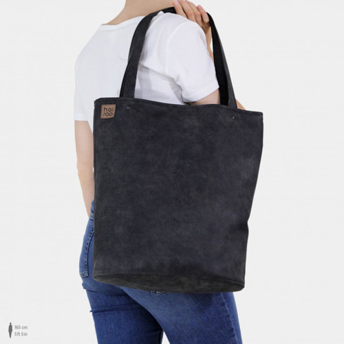 Grafitová taška Shopper bag — foto 3