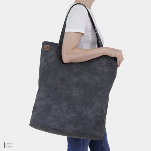 Tmavě šedá taška Mega Shopper bag — foto 2