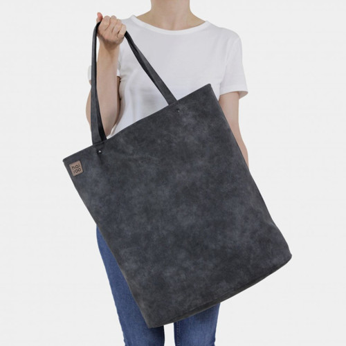 Tmavě šedá taška Mega Shopper bag — foto 4