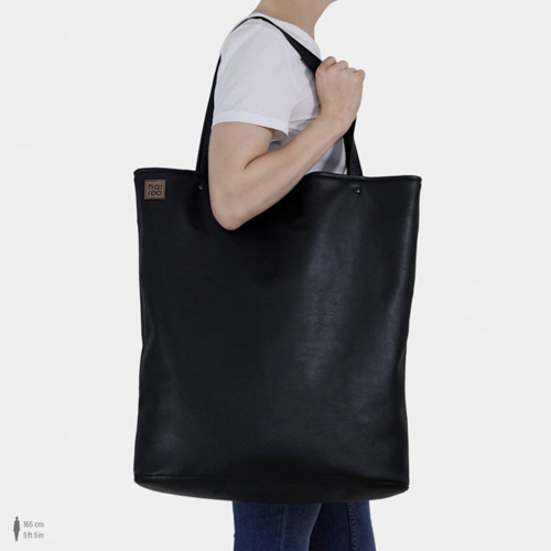 Černá taška Mega Shopper bag — foto 3