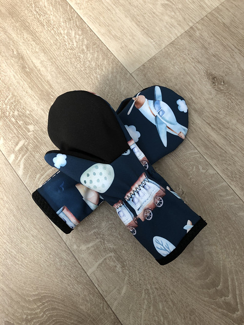 Softshellové rukavice dopravní prostředky — foto 2
