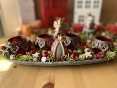Adventní svícen s myšičkou — foto 5