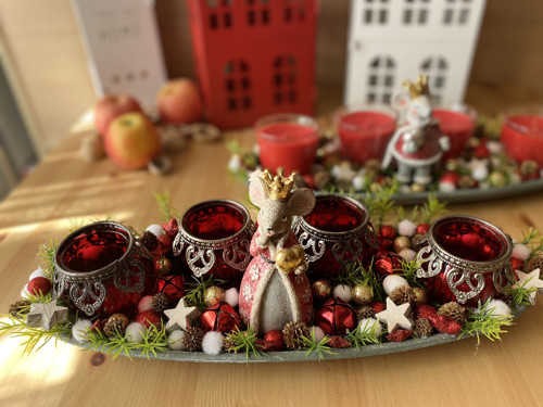 Adventní svícen s myšičkou — foto 4