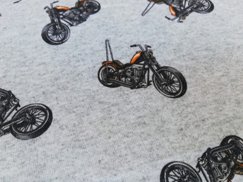 Teplákovina, digitální tisk- motorky — foto 2