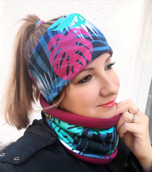 Listy a bordó flees... Čelenka — foto 3
