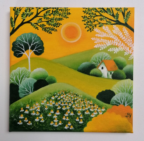 Za vůní heřmánku (20x20 cm) — foto 2