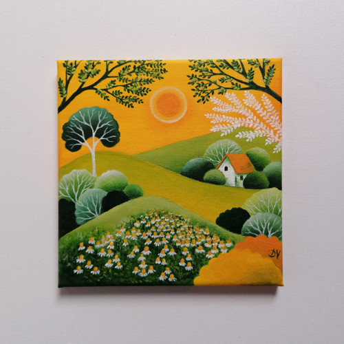 Za vůní heřmánku (20x20 cm) — foto 3