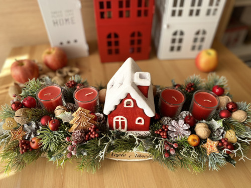 Adventní truhlík s domečkem — foto 5