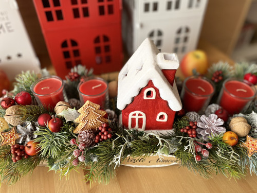 Adventní truhlík s domečkem — foto 6