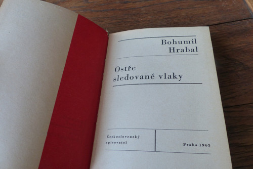 Ostře sledované vlaky, B. Hrabal — foto 2