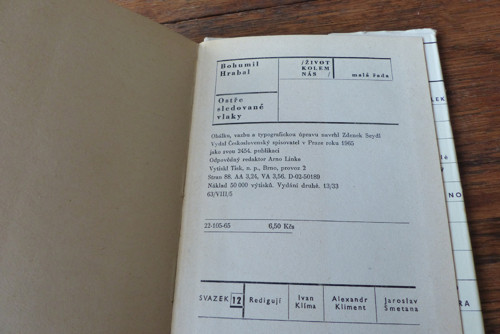 Ostře sledované vlaky, B. Hrabal — foto 3